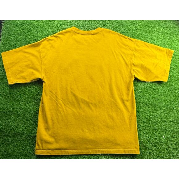 Nike Pegasus Graphic T-Shirt Oversized Fit Yellow Gold Sz S Just Do It Crewneck! - Picture 4 of 9
